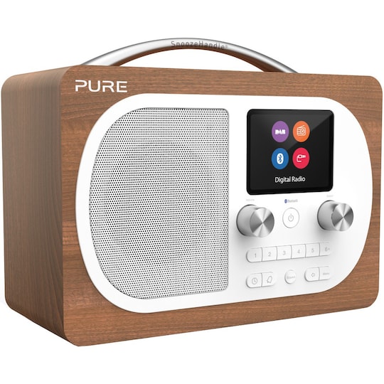 Pure Evoke H4 DAB+/FM radio (valnøtt)
