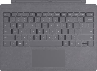 Microsoft Surface Pro Signature Type Cover tastaturdeksel (charcoal)