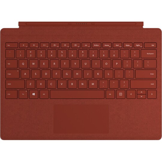 Microsoft Surface Pro Signature Type Cover tastaturdeksel (poppy red)