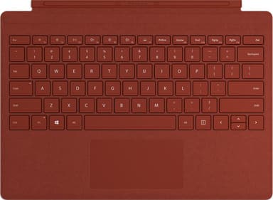 Microsoft Surface Pro Signature Type Cover tastaturdeksel (poppy red)