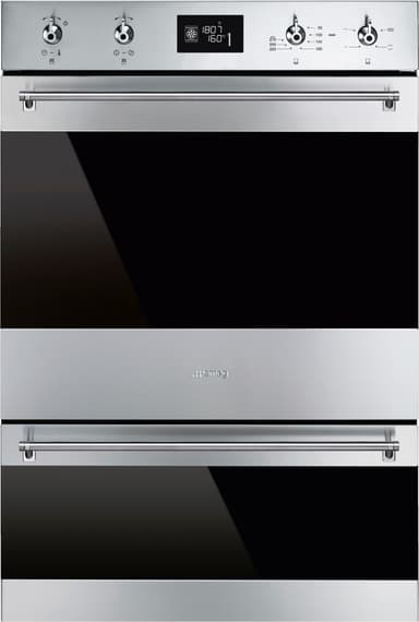 Smeg Classics integrert dobbel stekeovn DOSP6390X (rustfritt stål)