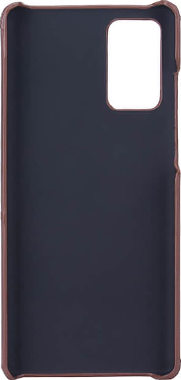 Onsala Samsung Galaxy Note 20 skinndeksel med kortlomme (brun)