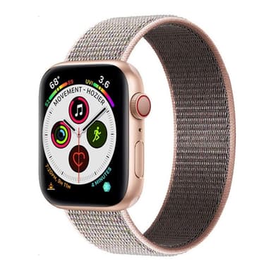 Apple Watch 5 (40mm) Nylon armbånd - Pink Sand