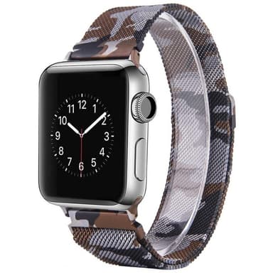 Apple Watch 38 Armbånd Milanese Camo - Brun