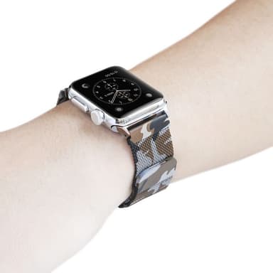 Apple Watch 38 Armbånd Milanese Camo - Brun