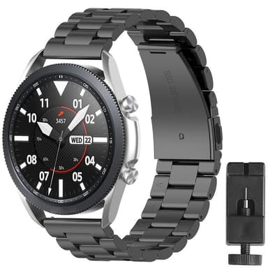 Armbånd i rustfritt stål Samsung Galaxy Watch 3 (45mm) - Svart