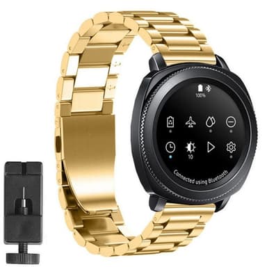 Armbånd rustfritt stål Samsung Gear Sport - gull