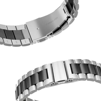 Armbånd rustfritt stål Samsung Galaxy Watch 46mm - Sv / sølv