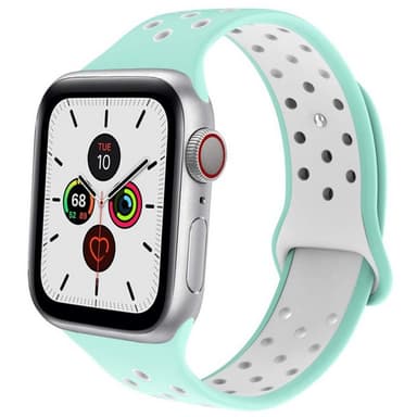 EBN Sport armbånd Apple Watch 5 (44mm) - Mint/vit