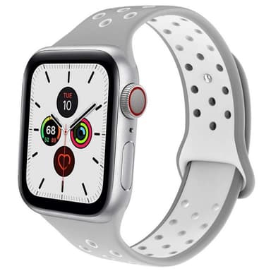 EBN Sport armbånd Apple Watch 5 (40mm) - Grå / hvit