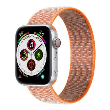 Apple Watch 5 (44mm) Nylonarmbånd - Spicy Orange