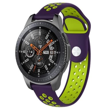 EBN Sport armbånd Samsung Galaxy Watch 46mm Purple / Grønn
