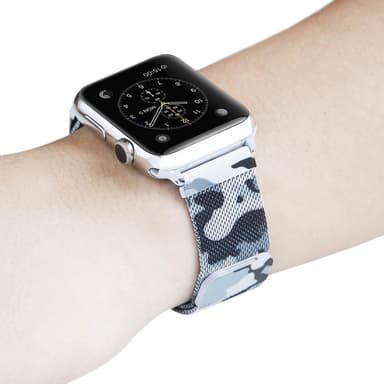Apple Watch 4 (40) Armbånd Milanese Camo - Grå