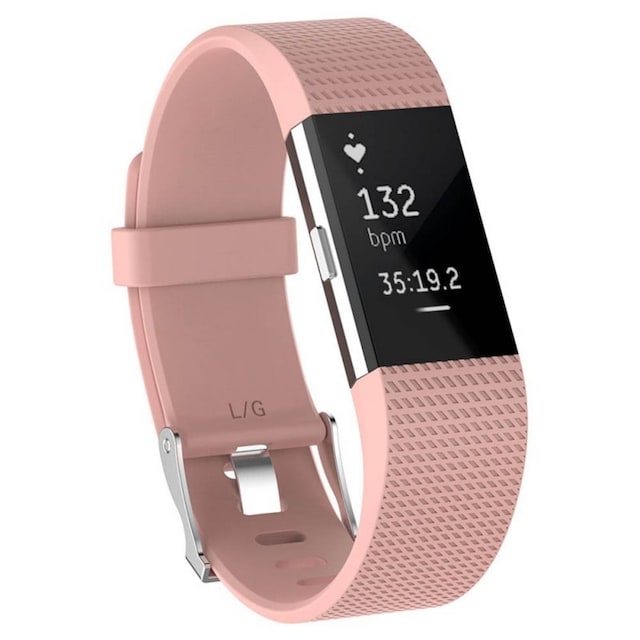 Sport armbånd Fitbit Charge 2 - Light Pink