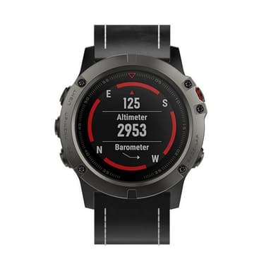 Lærarmbånd Garmin Fenix 3 / 5X / 5X Plus - Svart