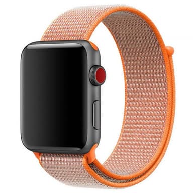 Apple Watch 42mm Nylon armbånd - Spicy Orange