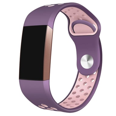 Fitbit Charge 3 EBN Sport armbånd Lilla / Rosa Elkjøp