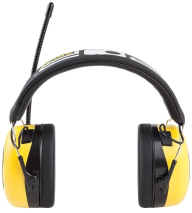 Pop@work hørselvern med DAB+ og Bluetooth (gul)