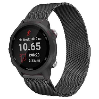 Milanese armbånd GARMIN Forerunner 245/245 Music - Black