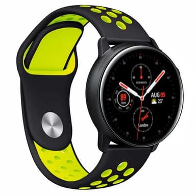 EBN Armbånd Samsung Galaxy Watch Active 2 - Svart / Gul