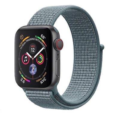 Apple Watch 4 (44mm) Nylon armbånd - Celestial Teal