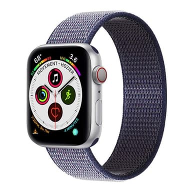 Apple Watch 5 (44mm) Nylon armbånd - Midnight blue