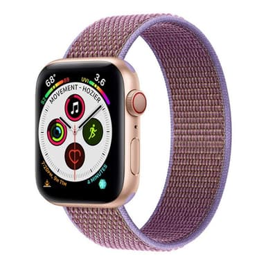 Apple Watch 5 (40mm) Nylon armbånd - Lilac