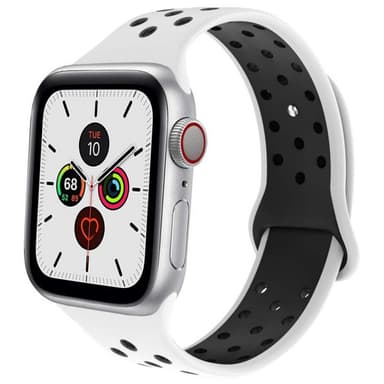EBN Sport armbånd Apple Watch 5 (44mm) - Vit/svart