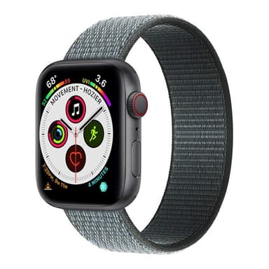 Apple Watch 5 (40mm) Nylon armbånd - Storm Grey