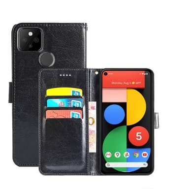 Lommebokdeksel 3-kort Google Pixel 5  - Svart