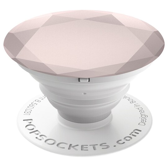 PopSockets mobilgrep (rosegull diamant)