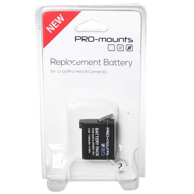 Pro-Mounts batteri til GoPro HERO4 Pro-Mounts batteri til GoPro HERO4