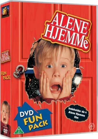HJEMME ALENE 1-4 FAMILIEPAKKE (DVD)