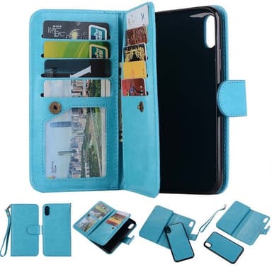 Dobbelflip magnet 2i1 Apple iPhone XR (6.1")  - Blå