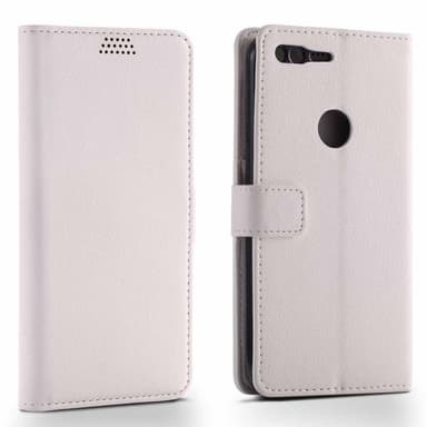 Lommebokdeksel 2-kort Google Pixel XL  - Hvit