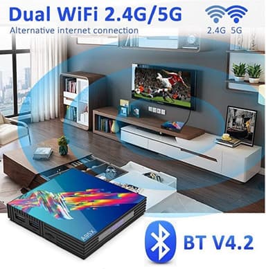 4K Smart TV-boks 4 GB + 32 GB med Android 9.0 A95X R3