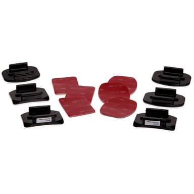 Pro-Mounts flate & buede fester til GoPro actionkamera Pro-Mounts flate & buede fester til GoPro actionkamera