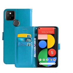 Lommebokdeksel 3-kort Google Pixel 5  - Lyse blå