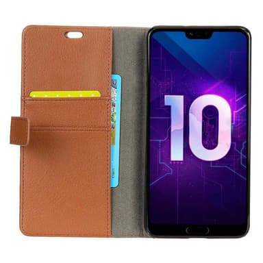 Lommebokdeksel 2-kort Huawei Honor 10 (COL-AL10)  - brun