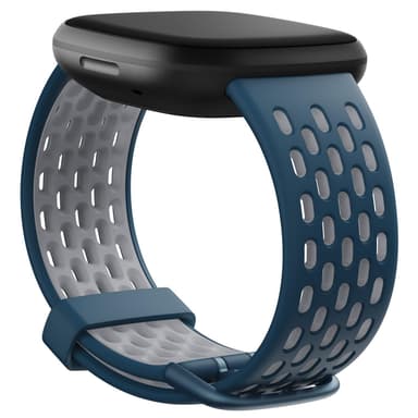 Versa 3 / Sense Sport Band Sapphire / F.Grey (L)