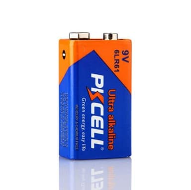 PKCELL 9V batteri for røykvarsler
