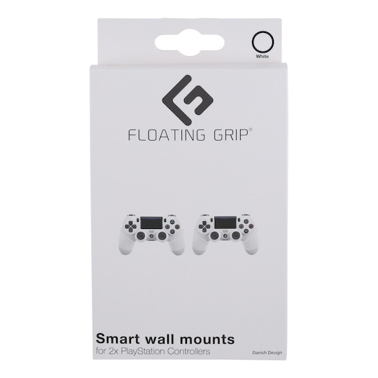 Floating Grip veggmontering PS4/PS3 kontrollere (hvit)