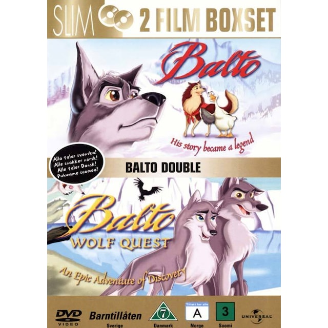 BALTO 1 & 2 (DVD)