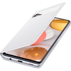 Samsung S View lommebokdeksel til Galaxy A42 (hvit)