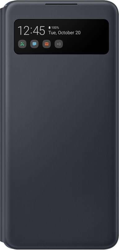 Samsung S View lommebokdeksel til Galaxy A42 (sort)