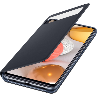 Samsung S View lommebokdeksel til Galaxy A42 (sort)