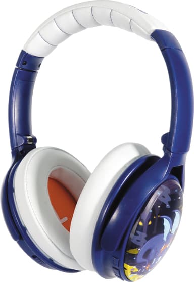 BuddyPhones Cosmos trådløse around-ear hodetelefoner (blå)