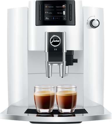 Jura E6 Piano White kaffemaskin E6PIANO