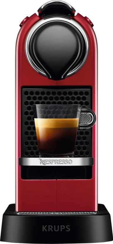 NESPRESSO® CitiZ kaffemaskin fra Krups, Rød