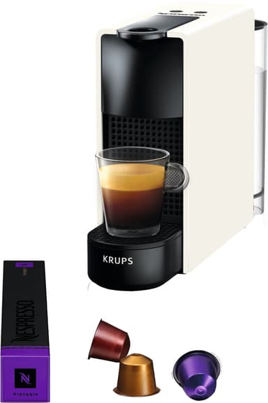 NESPRESSO® Essenza Mini kaffemaskin fra Krups, Hvit